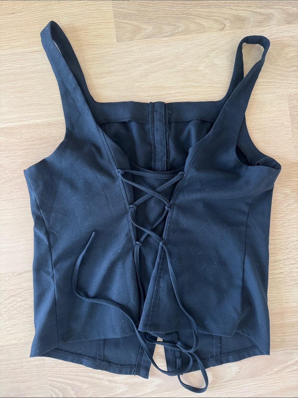 FREE PEOPLE a moment in time vest in black - Picture 2 of 4
